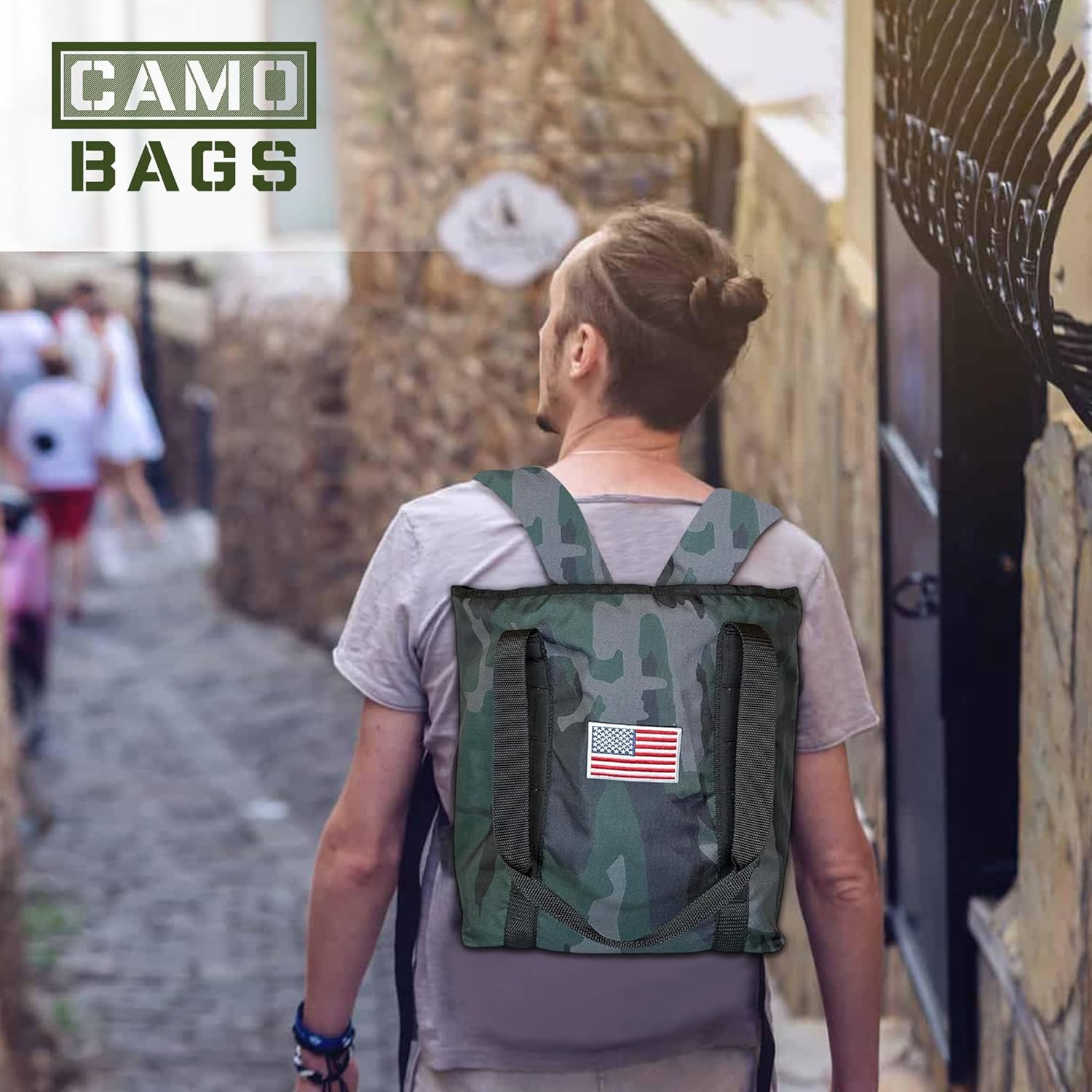 4 Bottle Padded Travel Tote with Backpack Straps - Image 12