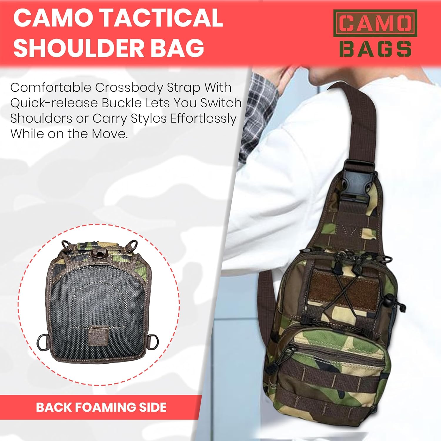 Sling Shoulder Tactical Satchel for Every Day Carry - Image 15