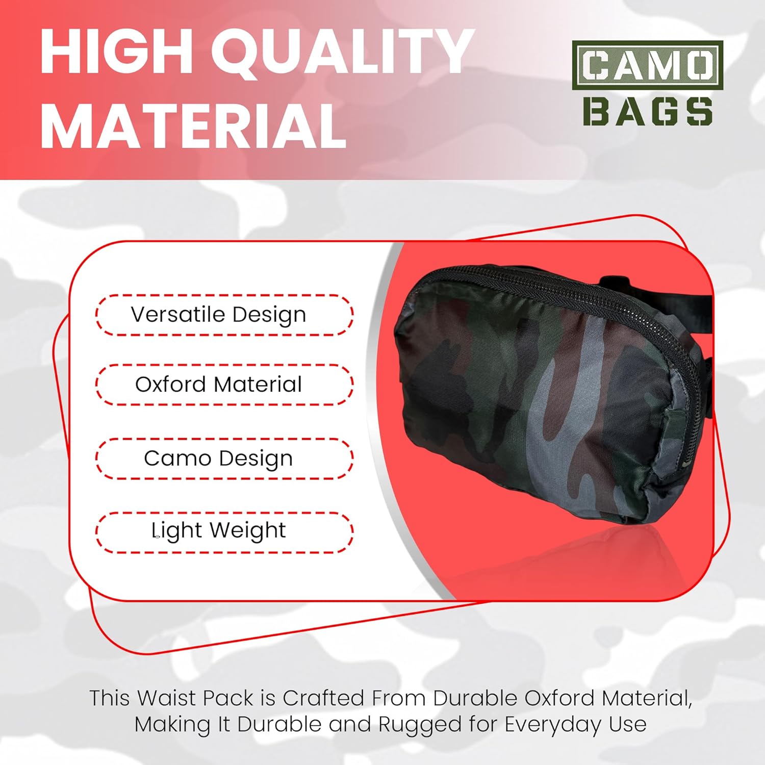 Unisex Mini Belt Bag with Adjustable Strap - Image 9