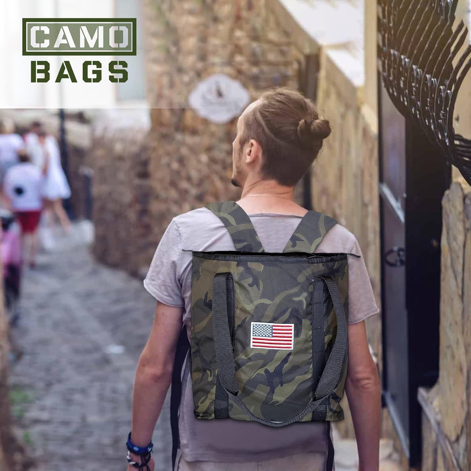 4 Bottle Padded Travel Tote with Backpack Straps - Image 15