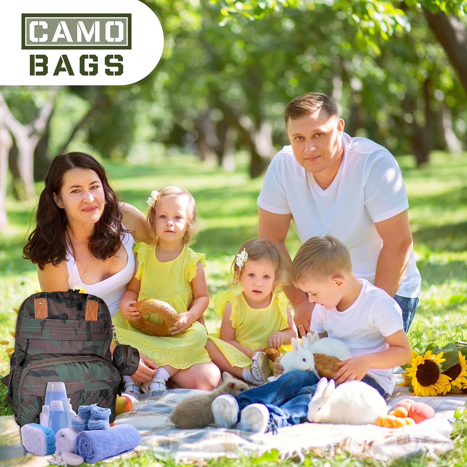 Camo Diaper Bag Backpack - Image 16