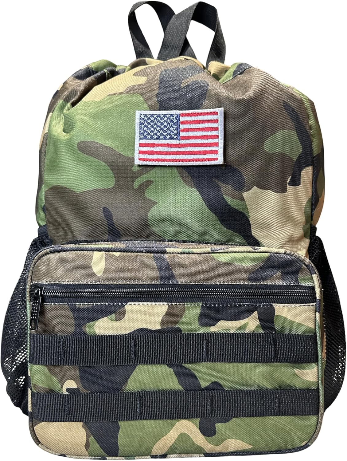 Tactical Drawstring Backpack with Removable Backpack Straps