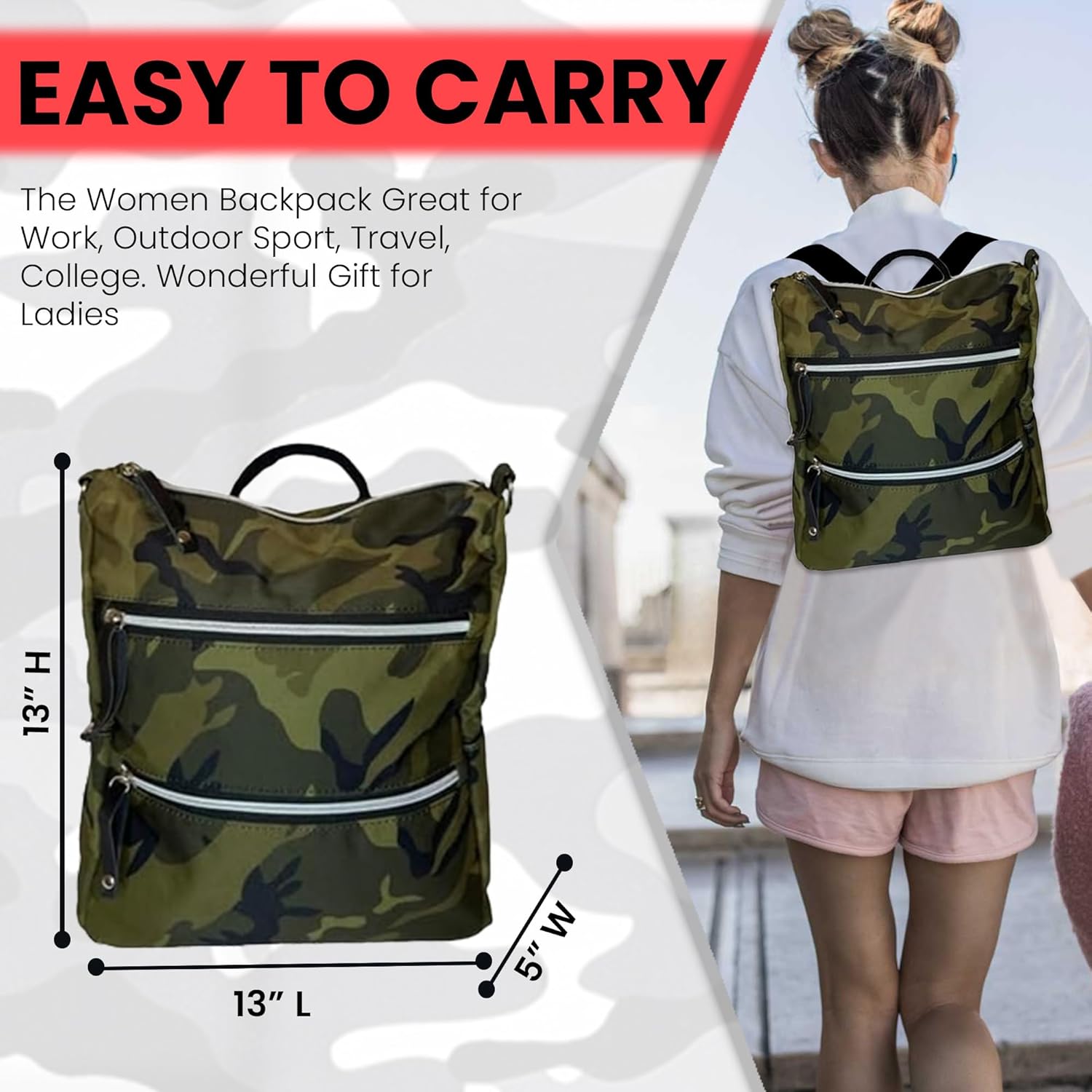 Women’s Fashion Backpack - Image 11