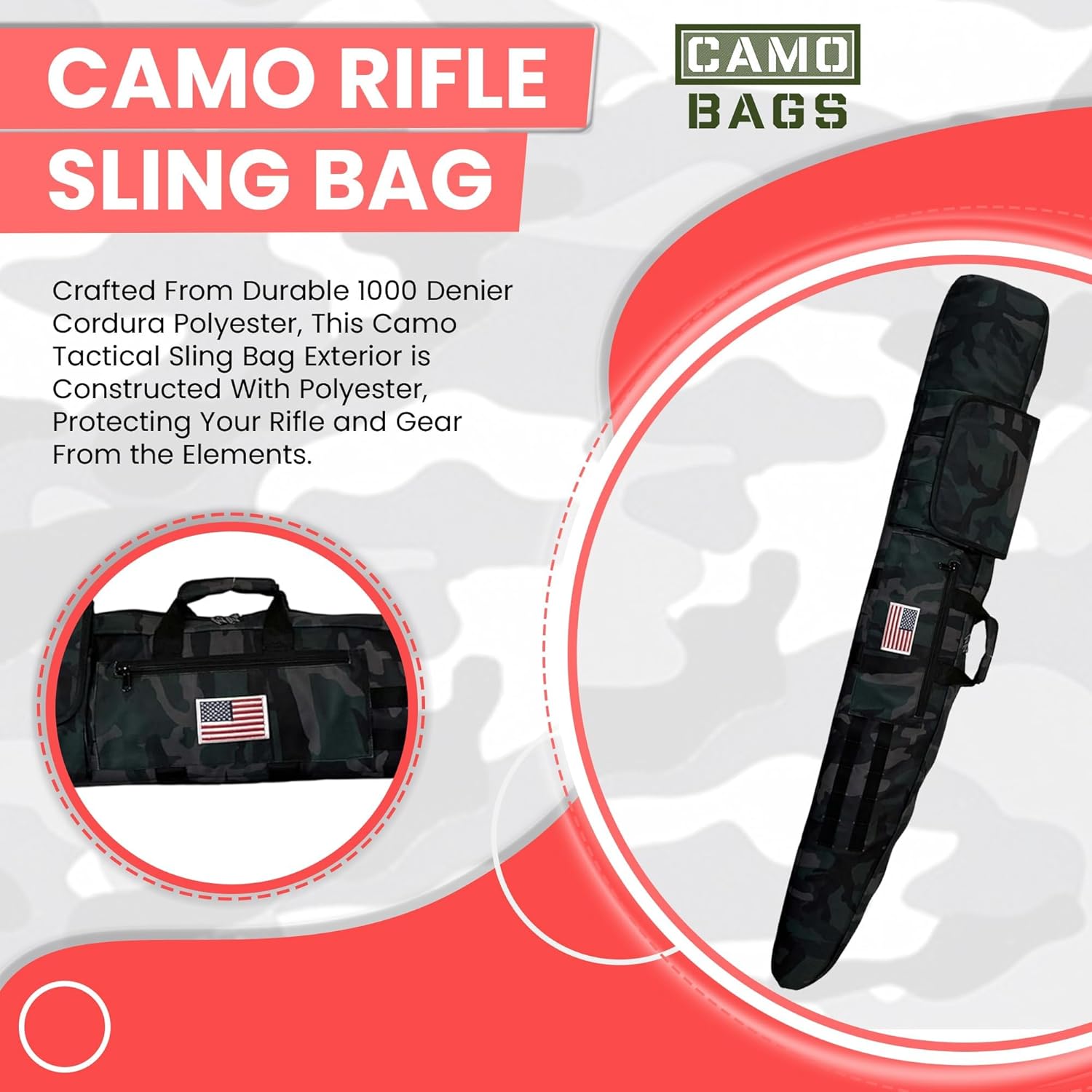 Adjustable Rifle Sling Bag - Image 13