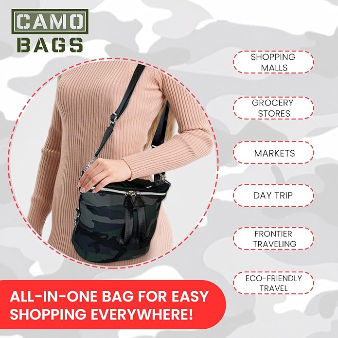 Women’s Travel Shopping Shoulder Bag - Image 7