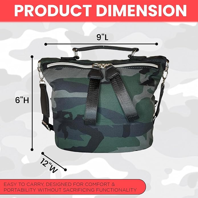 Women’s Travel Shopping Shoulder Bag - Image 12