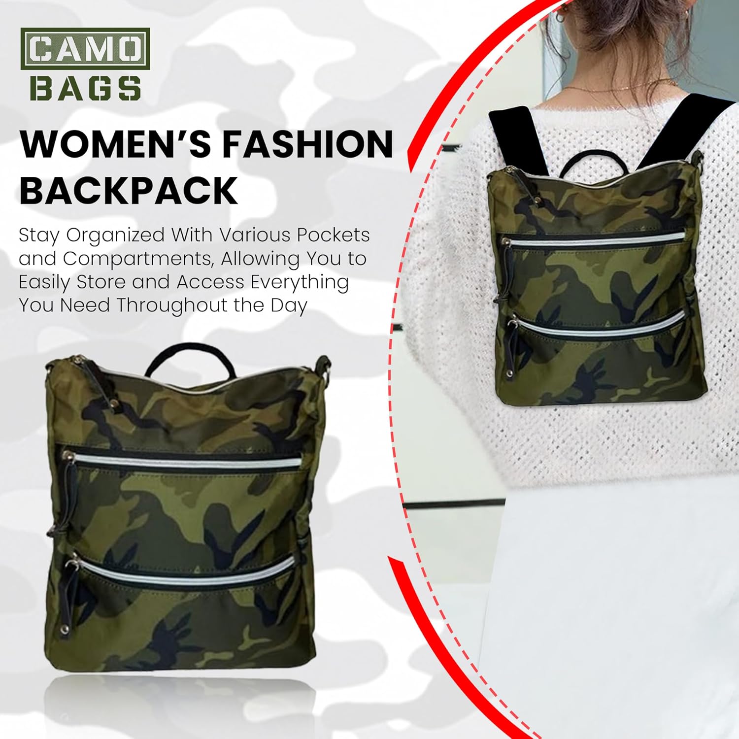 Women’s Fashion Backpack - Image 12