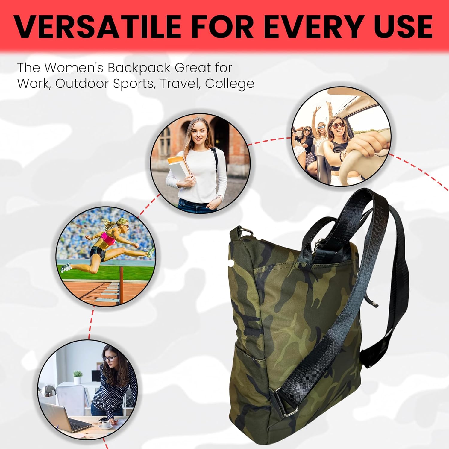 Women’s Fashion Backpack - Image 10